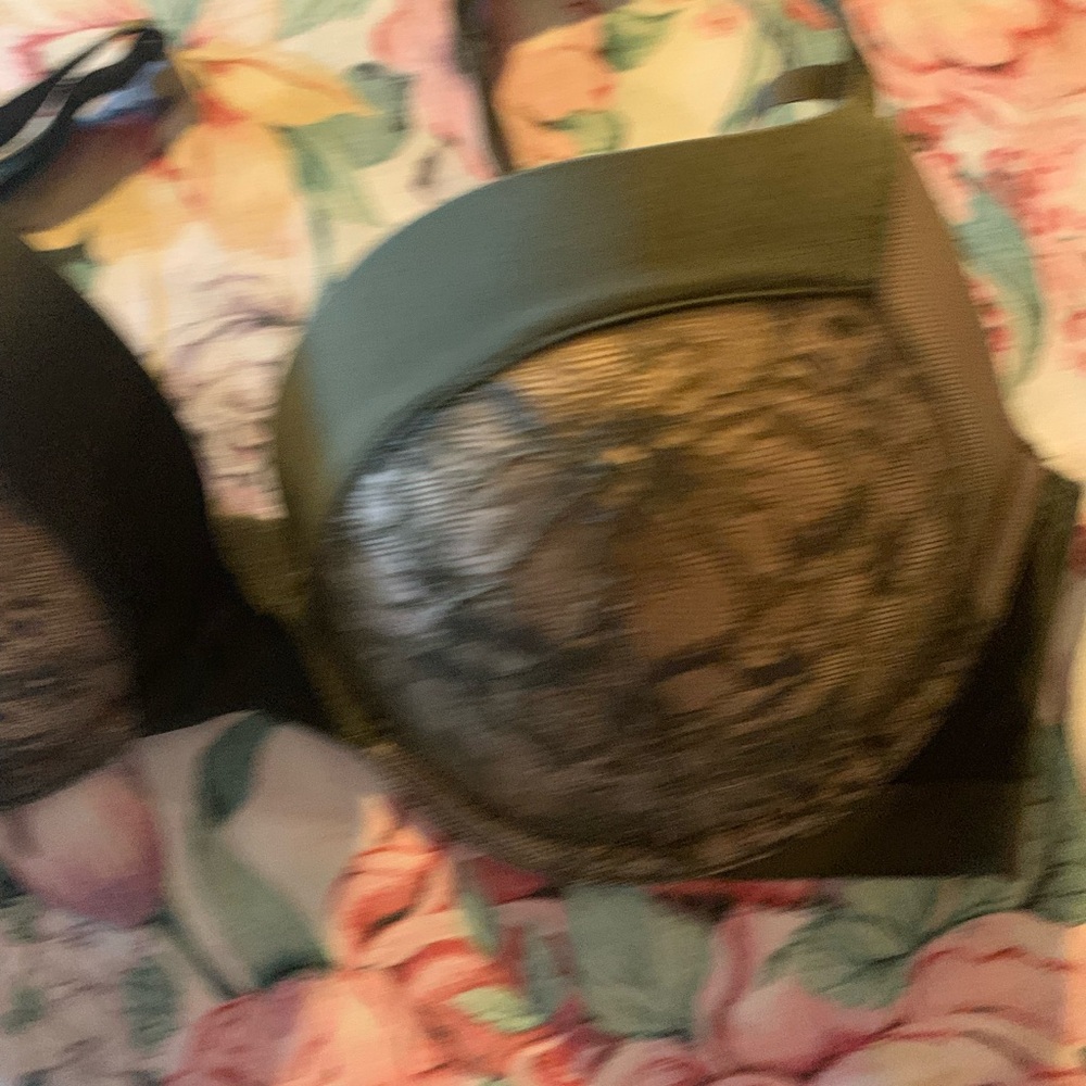 Victoria's Secret Olive Green Lace Molded Bra 34 D - Picture 4 of 7
